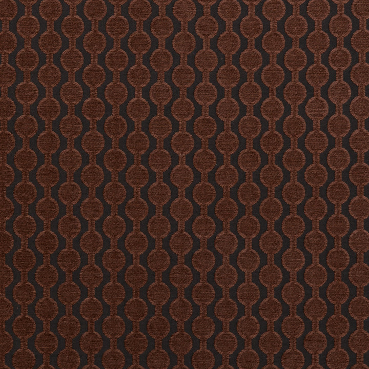 F0433 13 Lazzaro Mahogany by Clarke and Clarke Fabric CLARKE & CLARKE VISCOSE - 70%;POLYESTER - 30% Turkey HEAVY Horizontal: 1.77 and Vertical: 1.38 54  - Fabric Carolina -