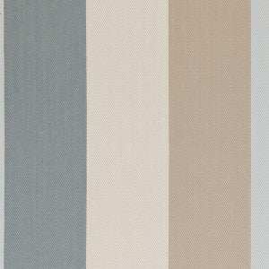 Lawn Stripe Mineral by Clarke And Clarke Fabric