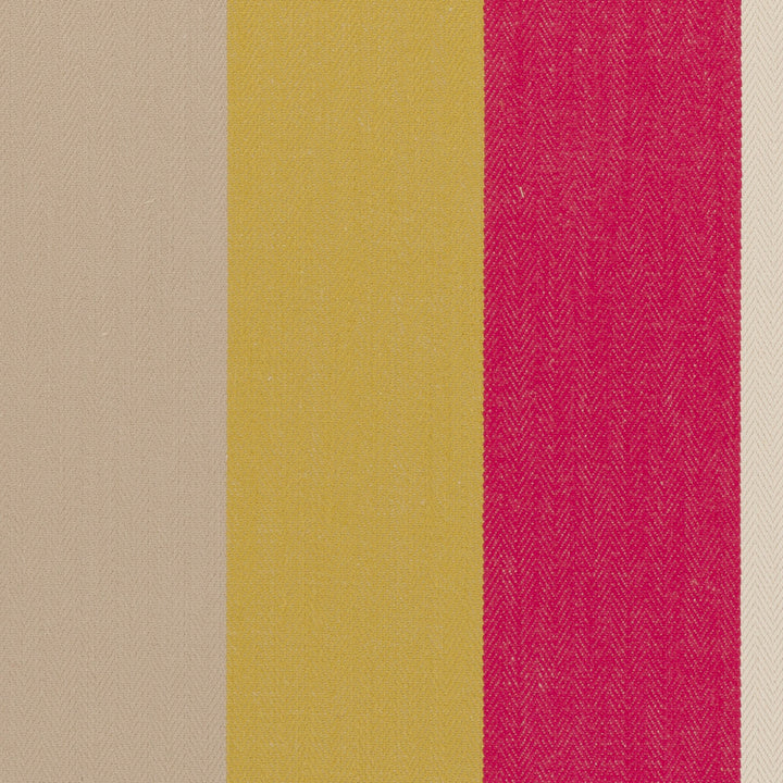 Lawn Stripe Raspberry by Clarke And Clarke Fabric CLARKE & CLARKE WILD GARDEN VISCOSE - 40%;COTTON - 38%;LINEN - 17%;POLYESTER - 5% India MEDIUM Horizontal: 18.375 and Vertical: 0 54 - Fabric Carolina -