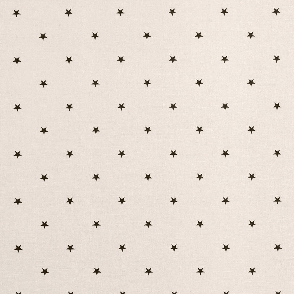 Etoile Jet by Clarke And Clarke Fabric CLARKE & CLARKE SKETCH BOOK COTTON - 100% Turkey MEDIUM Horizontal: 3.35 and Vertical: 3.15 54 - Fabric Carolina -