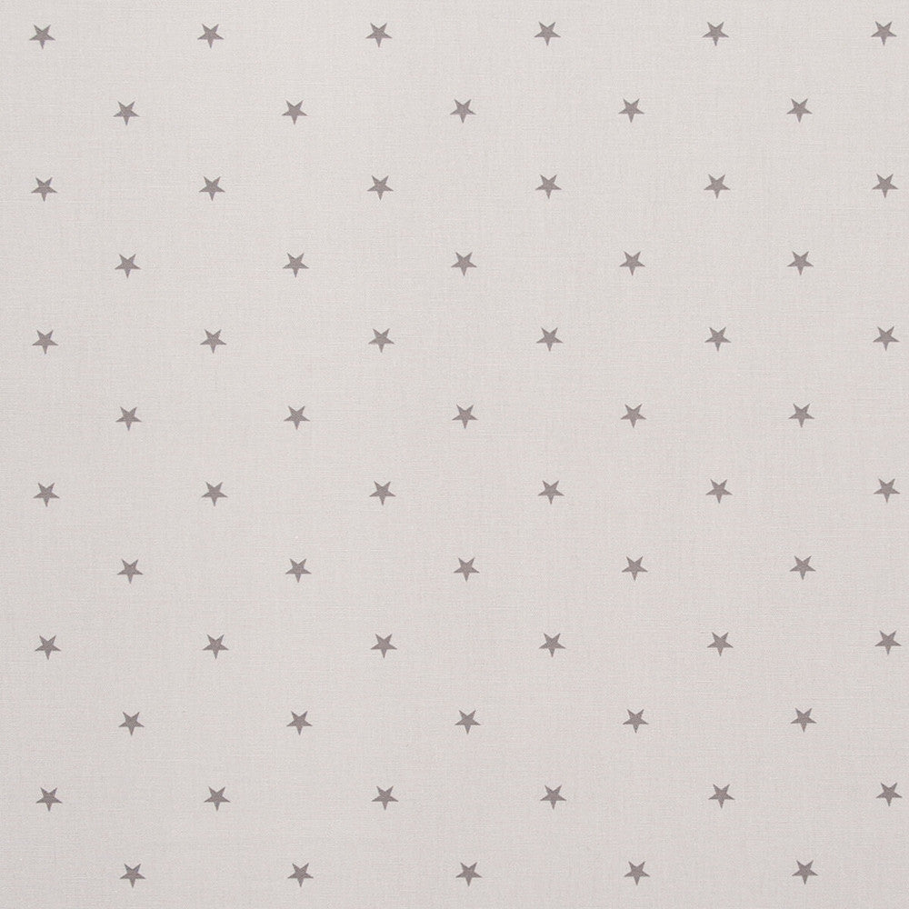 Etoile Smoke by Clarke And Clarke Designer Fabric CLARKE & CLARKE SKETCH BOOK COTTON - 100% Turkey MEDIUM Horizontal: 3.35 and Vertical: 3.15 54 - Swanky Fabrics -