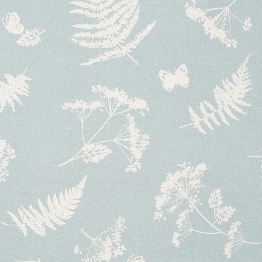Moorland Duckegg by Clarke And Clarke Fabric CLARKE & CLARKE SKETCH BOOK COTTON - 100% Turkey MEDIUM Horizontal: 26.77 and Vertical: 25.2 54 - Fabric Carolina -