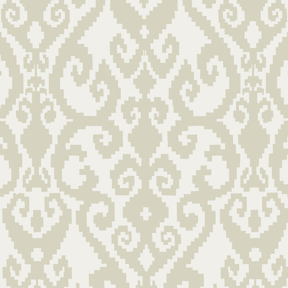 Malika Ivory by Clarke And Clarke Fabric CLARKE & CLARKE GLOBAL LUXE COTTON - 81%;POLYESTER - 19% India Horizontal: 13.39 and Vertical: 27.17 54 - Fabric Carolina -