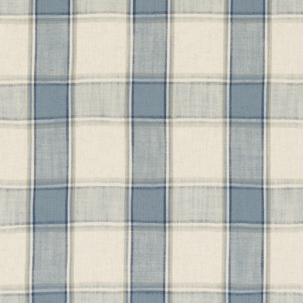 Montrose Denim by Clarke And Clarke Fabric CLARKE & CLARKE FAIRMONT VISCOSE - 80%;LINEN - 20% Turkey HEAVY Horizontal: 5.51 and Vertical: 5.51 54 - Fabric Carolina -