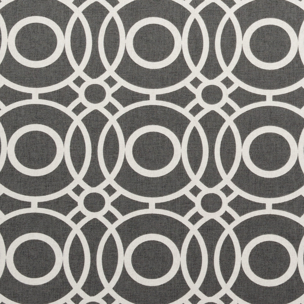 Eclipse Charcoal by Clarke And Clarke Fabric STUDIO G COTTON - 100% United Kingdom MEDIUM Horizontal: 6.73 and Vertical: 6.3 54 - Fabric Carolina -