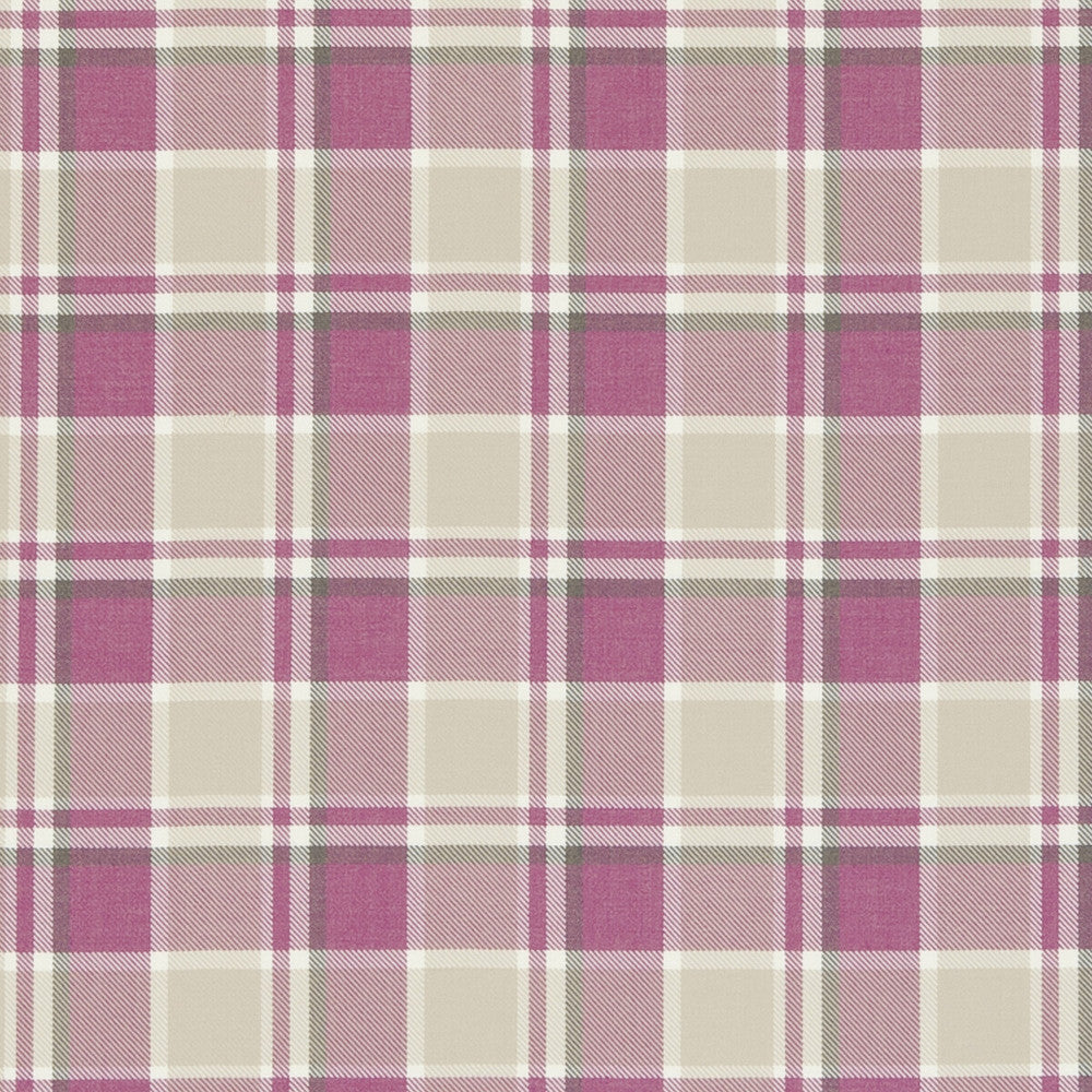 Bowland Raspberry by Clarke And Clarke Fabric CLARKE & CLARKE RIBBLE VALLEY POLYESTER - 60%;WOOL - 40% India HEAVY Horizontal: 3.74 and Vertical: 3.94 54 - Fabric Carolina -