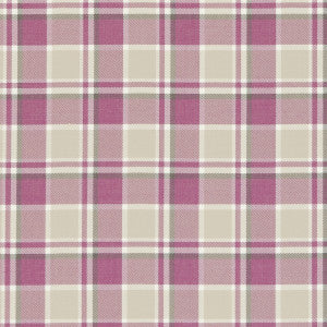 Bowland Raspberry by Clarke And Clarke Fabric