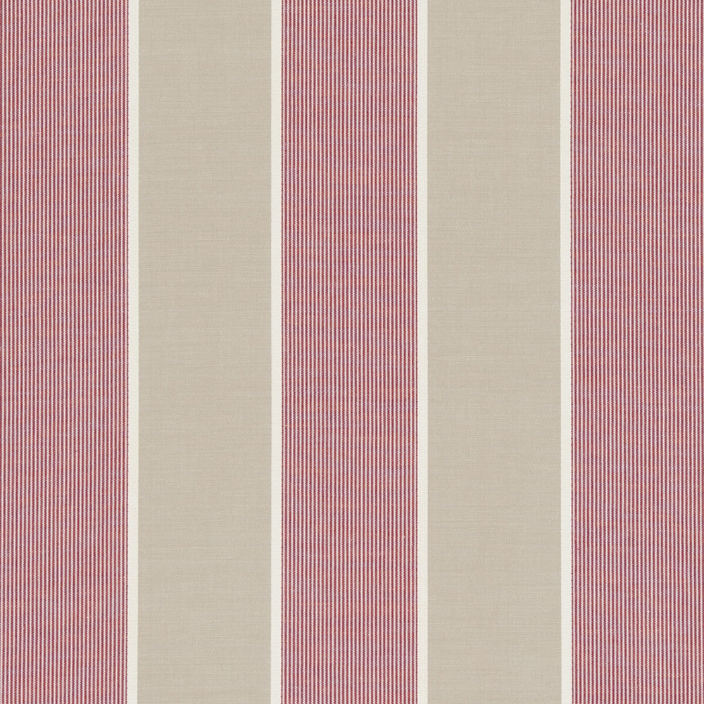 Chatburn Raspberry by Clarke And Clarke Fabric CLARKE & CLARKE RIBBLE VALLEY COTTON - 100% India MEDIUM Horizontal: 6.89 and Vertical: 0 55 - Fabric Carolina -