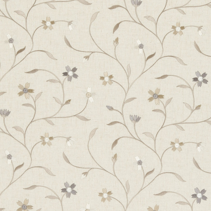 Mellor Natural by Clarke And Clarke Fabric CLARKE & CLARKE RIBBLE VALLEY POLYESTER - 61%;LINEN - 19%;VISCOSE - 11%;COTTON - 9% India - Horizontal: 10.63 and Vertical: 9.25 53 - Fabric Carolina -