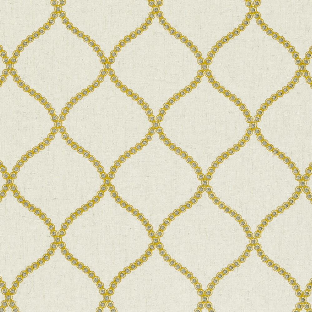Sawley Citrus by Clarke And Clarke Fabric CLARKE & CLARKE RIBBLE VALLEY POLYESTER - 58%;LINEN - 18%;COTTON - 17%;VISCOSE - 7% India - Horizontal: 5.31 and Vertical: 6.3 53 - Fabric Carolina -