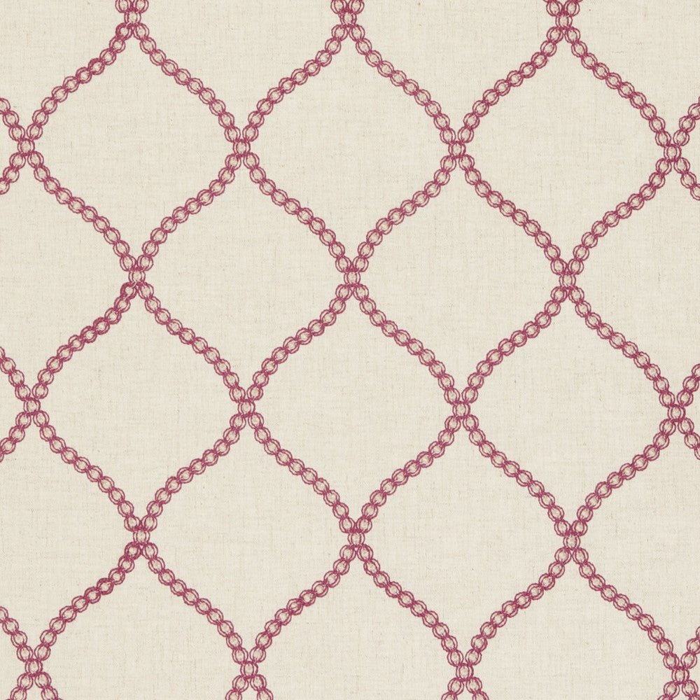 Sawley Raspberry by Clarke And Clarke Fabric Clarke And Clarke Fabric Sawley RaspberryFabric CLARKE & CLARKE RIBBLE VALLEY POLYESTER - 58%;LINEN - 18%;COTTON - 17%;VISCOSE - 7% India </p><p>Repeat: H: 5.31, V: 6.3 53 - Fabric Carolina -