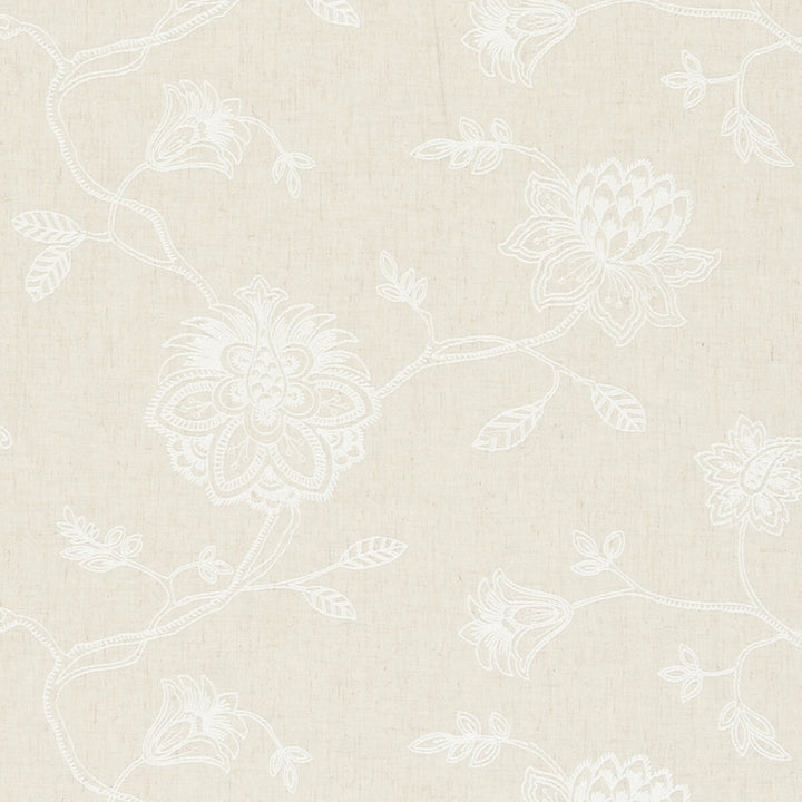 Whitewell Linen by Clarke And Clarke Fabric CLARKE & CLARKE RIBBLE VALLEY POLYESTER - 53%;COTTON - 30%;LINEN - 17% India Horizontal: 17.4 and Vertical: 12.6 53 - Fabric Carolina -