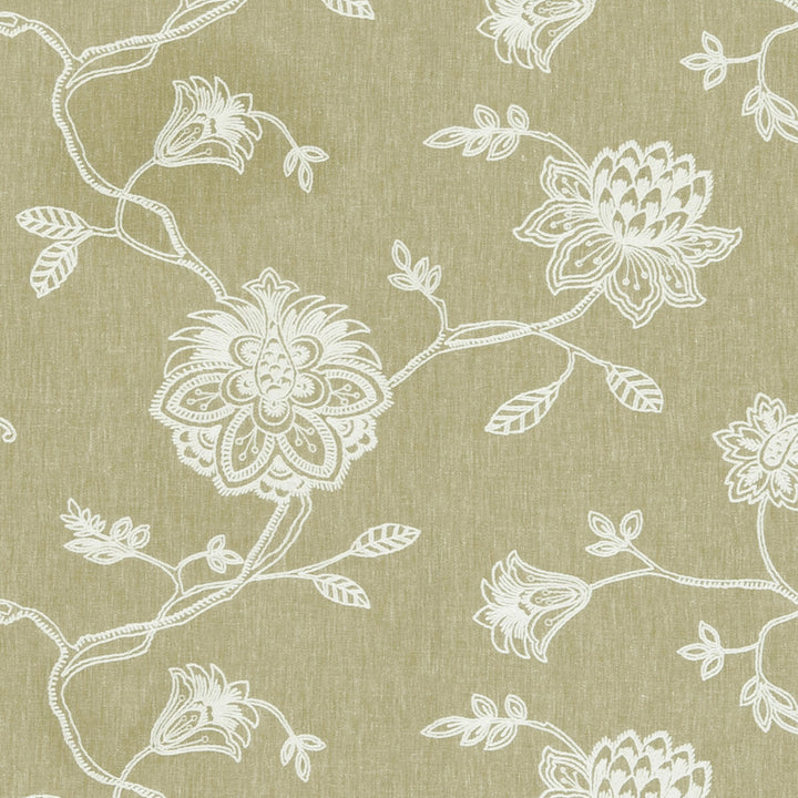 Whitewell Sage by Clarke And Clarke Fabric CLARKE & CLARKE RIBBLE VALLEY POLYESTER - 53%;COTTON - 30%;LINEN - 17% India - Horizontal: 17.4 and Vertical: 12.6 53 - Fabric Carolina -