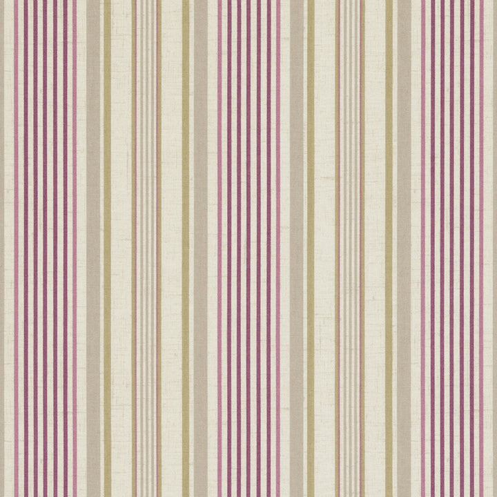 Belle Mulberry by Clarke And Clarke Fabric CLARKE & CLARKE GENEVIEVE COTTON - 100% United Kingdom MEDIUM Horizontal: - and Vertical: - 55.125 - Fabric Carolina -