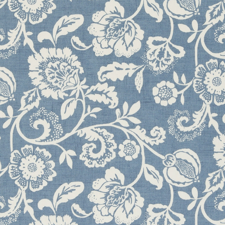 Eliza Chambray by Clarke And Clarke Fabric CLARKE & CLARKE GENEVIEVE COTTON - 100% United Kingdom MEDIUM Horizontal: and Vertical: 55.125 - Fabric Carolina -