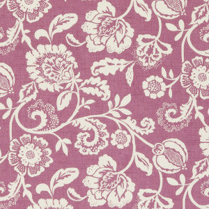 Eliza Mulberry by Clarke And Clarke Fabric