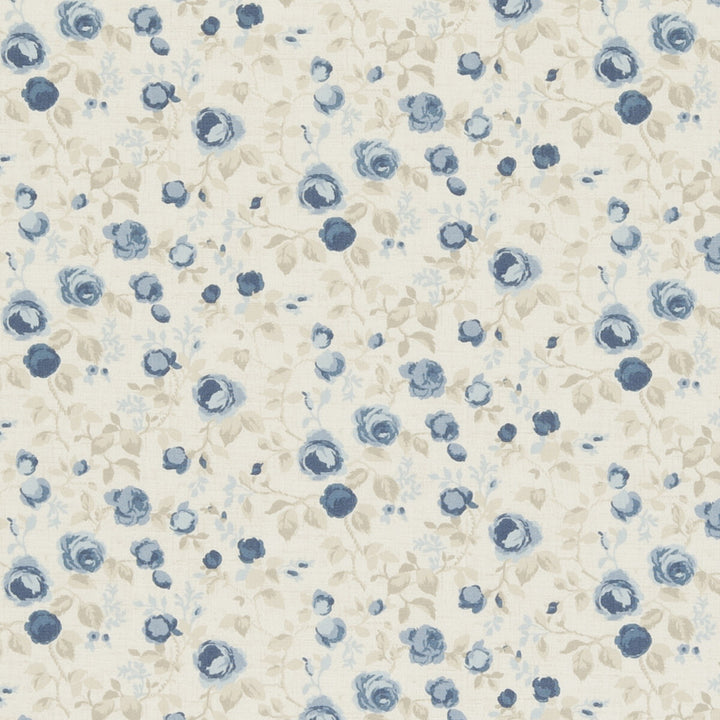 Maude Chambray by Clarke And Clarke Fabric CLARKE & CLARKE GENEVIEVE COTTON - 100% United Kingdom MEDIUM Horizontal: and Vertical: 55.125 - Fabric Carolina -