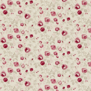 Maude Raspberry by Clarke And Clarke Fabric