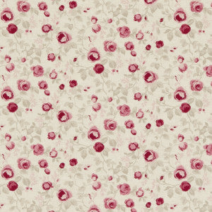 Maude Raspberry by Clarke And Clarke Fabric