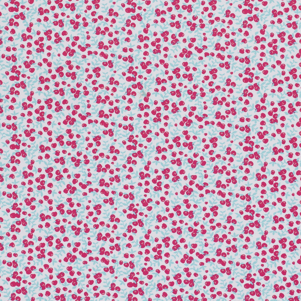 Cherry Tree Pink by Clarke And Clarke Fabric CLARKE & CLARKE STORYBOOK COTTON - 100% India - Horizontal: 6.93 and Vertical: 4.13 54 - Fabric Carolina -
