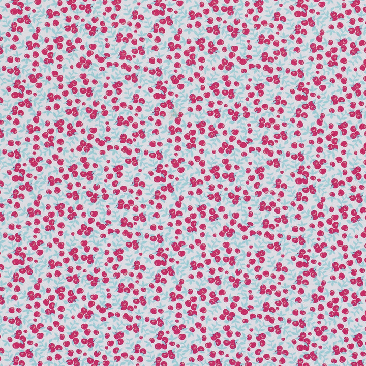 Cherry Tree Pink by Clarke And Clarke Fabric CLARKE & CLARKE STORYBOOK COTTON - 100% India Horizontal: 6.93 and Vertical: 4.13 54 - Fabric Carolina -