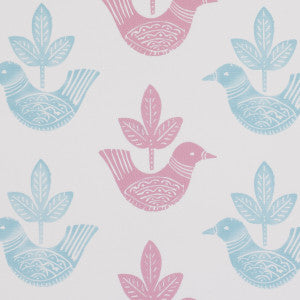 Doves Pink by Clarke And Clarke Fabric