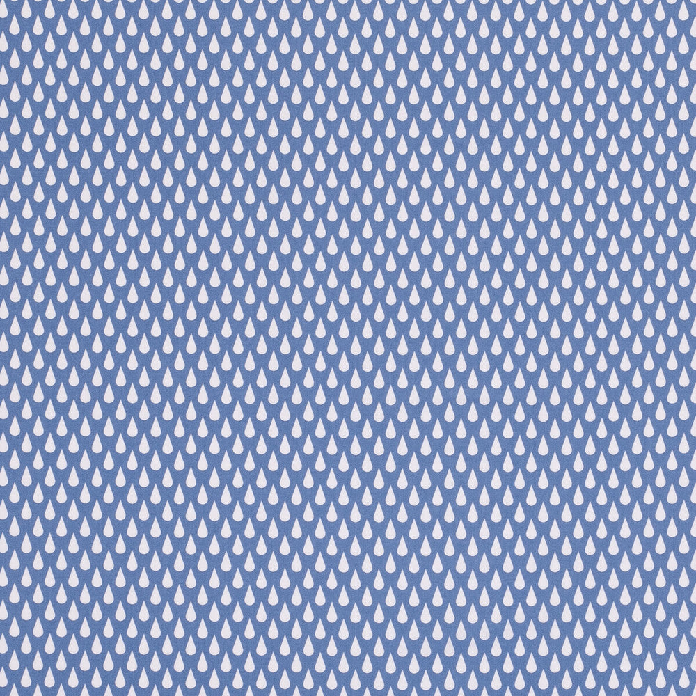 April Showers Blue by Clarke And Clarke Fabric CLARKE & CLARKE STORYBOOK COTTON - 100% India Horizontal: 0.59 and Vertical: 0.87 54 - Fabric Carolina -