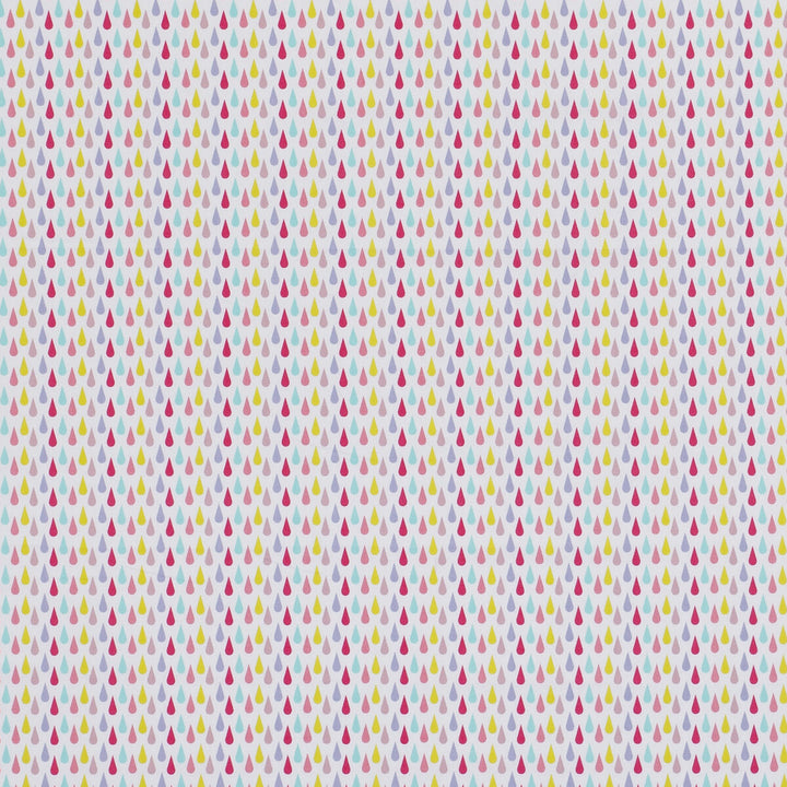 April Showers Pink by Clarke And Clarke Fabric CLARKE & CLARKE STORYBOOK COTTON - 100% India Horizontal: 1.3 and Vertical: 0.71 54 - Fabric Carolina -