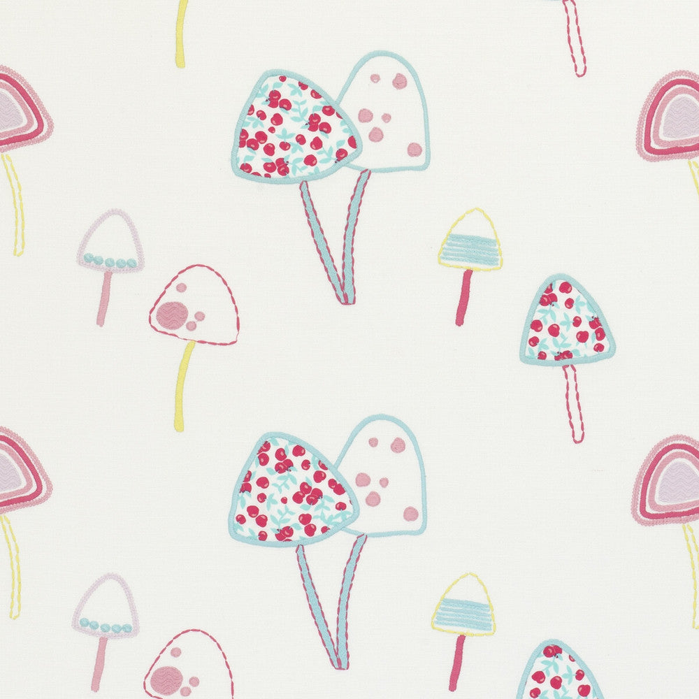 Toadstools Pink by Clarke And Clarke Fabric Clarke And Clarke Fabric Toadstools PinkFabric CLARKE & CLARKE STORYBOOK COTTON - 100% India </p><p>Repeat: H: 17.13, V: 9.06 54 - Fabric Carolina -