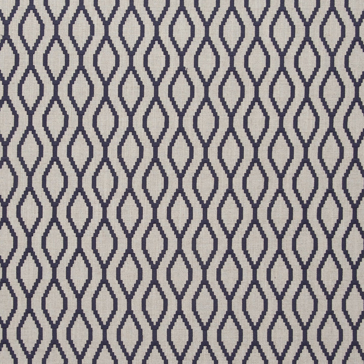 Brenna Ink by Clarke And Clarke Fabric CLARKE & CLARKE TRAVIATA VISCOSE - 45%;COTTON - 36%;LINEN - 19% India Horizontal: 2.56 and Vertical: 2.95 54 - Fabric Carolina -