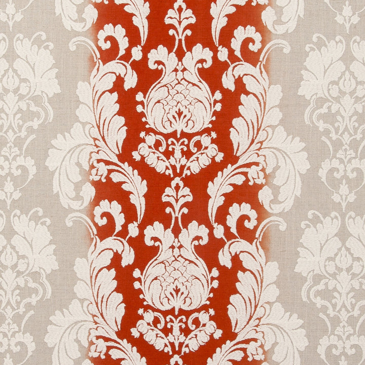 Camelia Flamingo by Clarke And Clarke Fabric CLARKE & CLARKE TRAVIATA VISCOSE - 42%;COTTON - 39%;LINEN - 19% India - Horizontal: 17.32 and Vertical: 9.45 54 - Fabric Carolina -