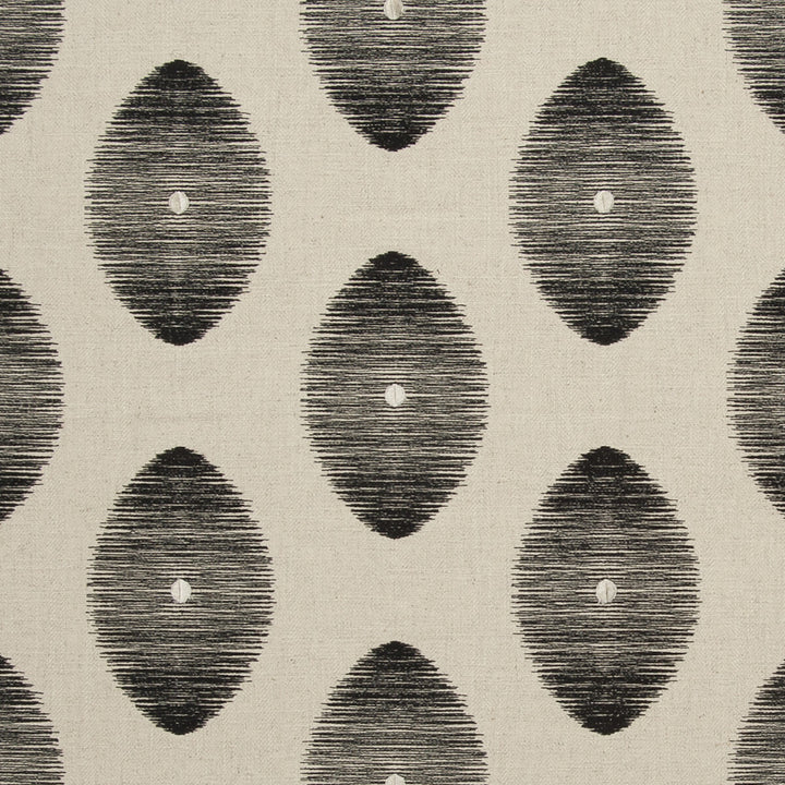 Kindu Charcoal by Clarke And Clarke Fabric CLARKE & CLARKE ZANZIBAR COTTON - 31%;VISCOSE - 27%;LINEN - 21%;POLYESTER - 21% India - Horizontal: 9.84 and Vertical: 9.25 54 - Fabric Carolina -