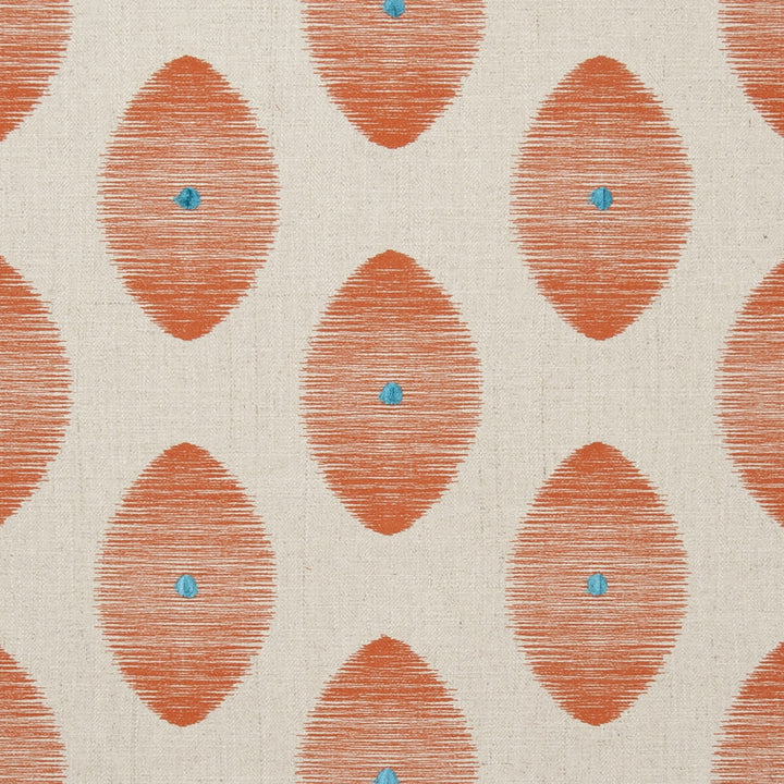 Kindu Sunset by Clarke And Clarke Fabric CLARKE & CLARKE ZANZIBAR COTTON - 31%;VISCOSE - 27%;LINEN - 21%;POLYESTER - 21% India Horizontal: 9.84 and Vertical: 9.25 54 - Fabric Carolina -