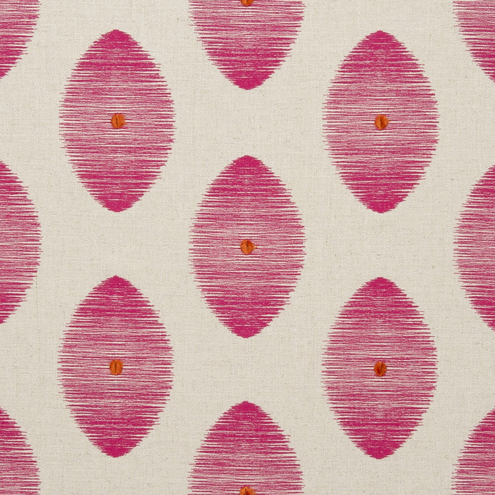 Kindu Fuchsia by Clarke And Clarke Fabric CLARKE & CLARKE ZANZIBAR COTTON - 31%;VISCOSE - 27%;LINEN - 21%;POLYESTER - 21% India Horizontal: 9.84 and Vertical: 9.25 54 - Fabric Carolina -