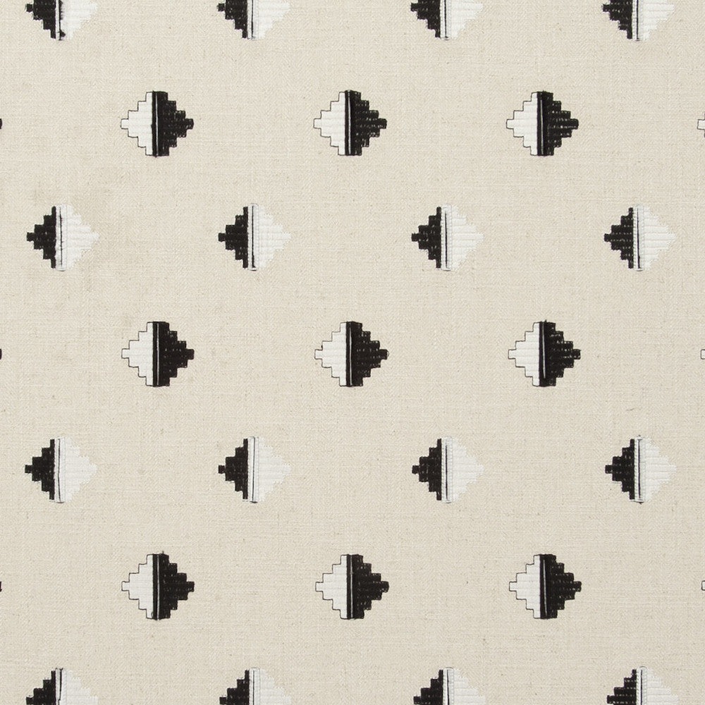 Pizarro Charcoal by Clarke And Clarke Fabric CLARKE & CLARKE ZANZIBAR VISCOSE - 43%;COTTON - 19%;LINEN - 19%;POLYESTER - 19% India - Horizontal: 5.16 and Vertical: 6.22 54 - Fabric Carolina -
