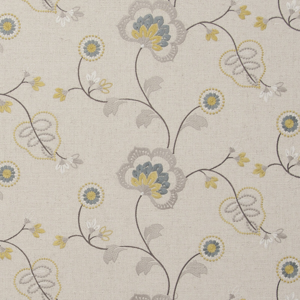 Chatsworth Acacia by Clarke And Clarke Fabric CLARKE & CLARKE MANOR HOUSE VISCOSE - 34%;COTTON - 22%;LINEN - 22%;POLYESTER - 22% India - Horizontal: 25.59 and Vertical: 9.06 54 - Fabric Carolina -
