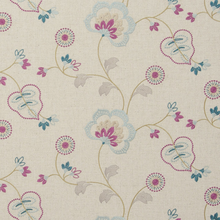 Chatsworth Duckegg by Clarke And Clarke Fabric CLARKE & CLARKE MANOR HOUSE VISCOSE - 34%;COTTON - 22%;LINEN - 22%;POLYESTER - 22% India - Horizontal: 25.59 and Vertical: 9.06 54 - Fabric Carolina -