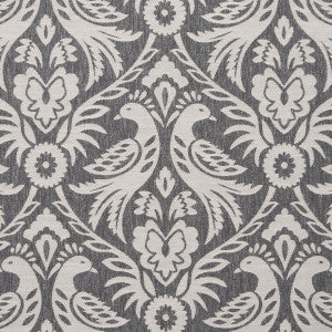 Harewood Charcoal by Clarke And Clarke Fabric