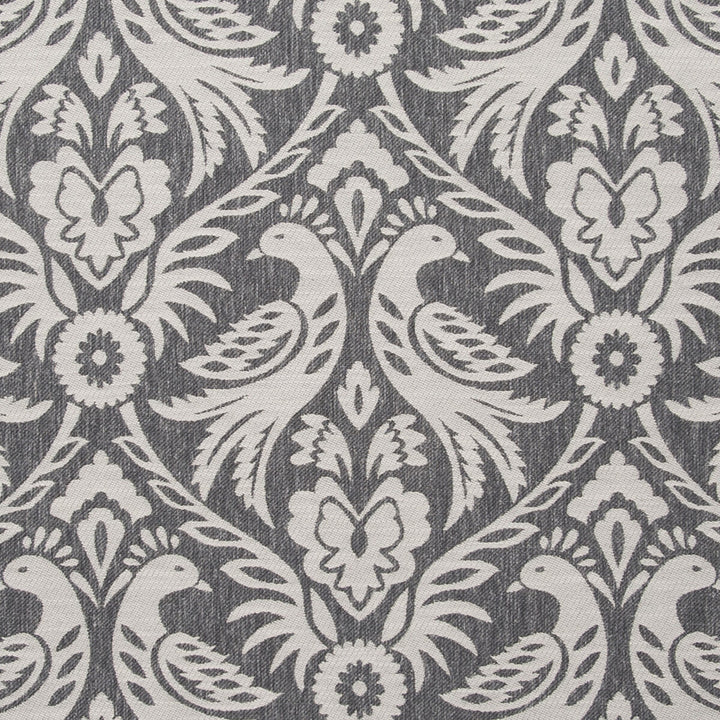 Harewood Charcoal by Clarke And Clarke Fabric CLARKE & CLARKE MANOR HOUSE POLYESTER - 50%;COTTON - 43%;LINEN - 7% India MEDIUM Horizontal: 13.54 and Vertical: 17.4 54 - Fabric Carolina -