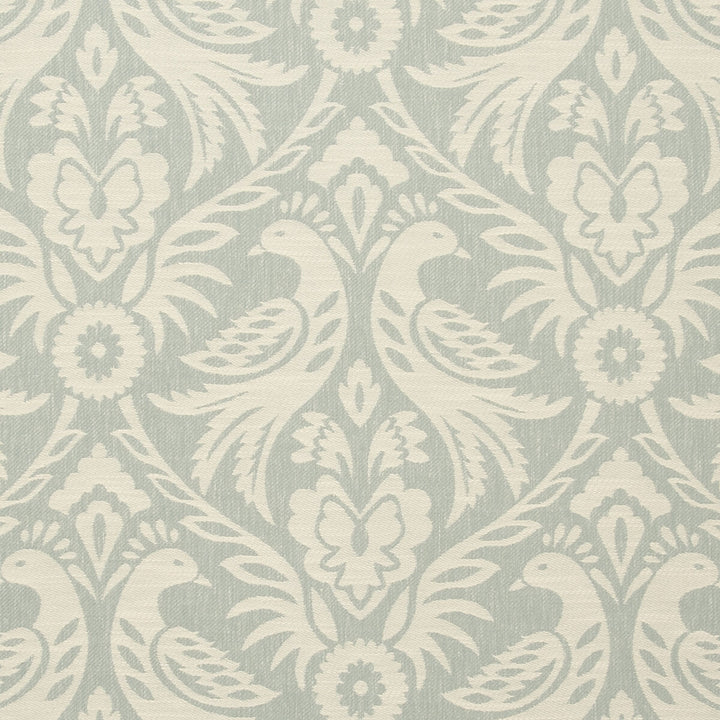 Harewood Duckegg by Clarke And Clarke Fabric CLARKE & CLARKE MANOR HOUSE POLYESTER - 50%;COTTON - 43%;LINEN - 7% India MEDIUM Horizontal: 13.54 and Vertical: 17.4 54 - Fabric Carolina -