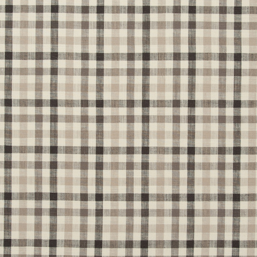 Hatfield Charcoal by Clarke And Clarke Fabric CLARKE & CLARKE MANOR HOUSE VISCOSE - 70%;LINEN - 30% India MEDIUM Horizontal: 3.35 and Vertical: 3.35 54 - Fabric Carolina -