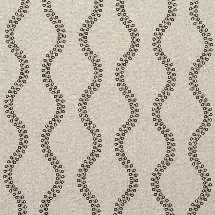 Woburn Charcoal by Clarke And Clarke Designer Fabric CLARKE & CLARKE MANOR HOUSE COTTON - 43%;LINEN - 19%;POLYESTER - 19%;VISCOSE - 19% India - Horizontal: 6.5 and Vertical: 6.1 54 - Swanky Fabrics -