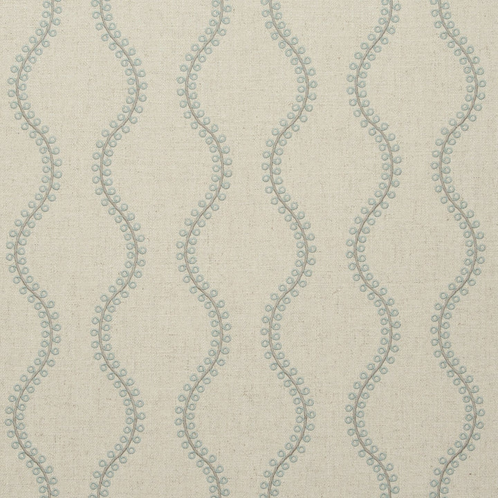 Woburn Duckegg by Clarke And Clarke Designer Fabric CLARKE & CLARKE MANOR HOUSE COTTON - 43%;LINEN - 19%;POLYESTER - 19%;VISCOSE - 19% India - Horizontal: 6.5 and Vertical: 6.1 54 - Swanky Fabrics -