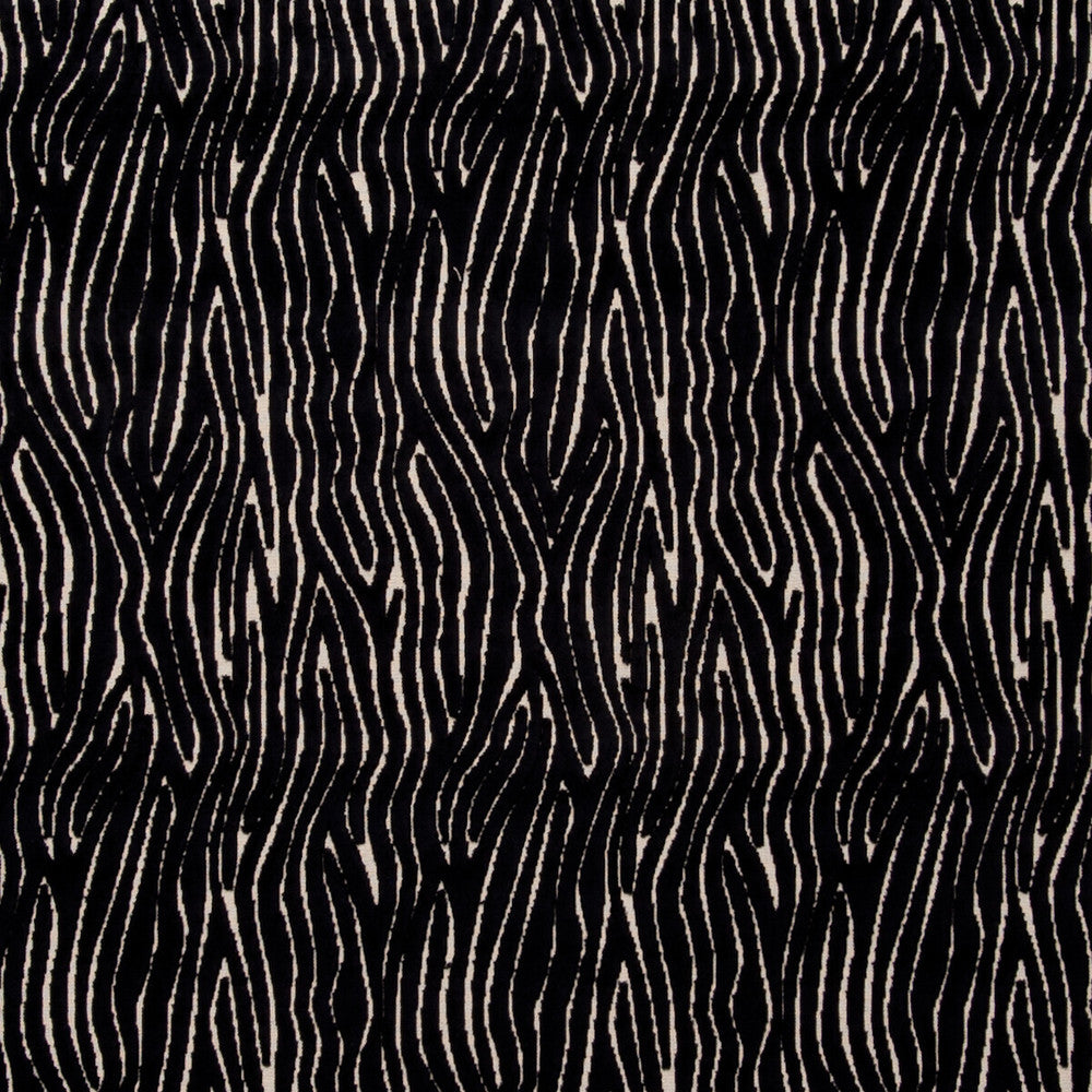 Onda Ebony by Clarke And Clarke Fabric CLARKE & CLARKE DIMENSIONS VISCOSE - 52%;POLYESTER - 48% Turkey HEAVY Horizontal: 6.89 and Vertical: 12.2 54 - Fabric Carolina -