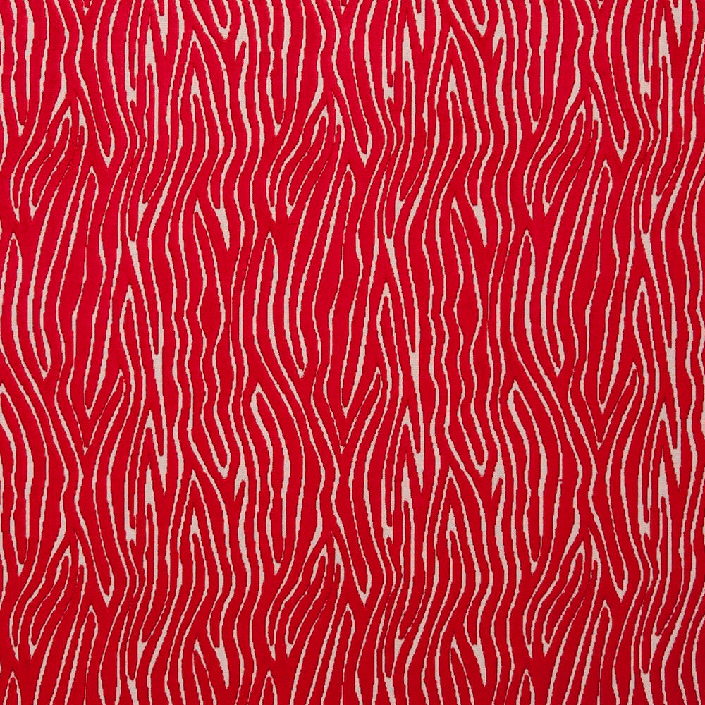 F0749 10 Onda Rouge by Clarke and Clarke Fabric CLARKE & CLARKE VISCOSE - 52%;POLYESTER - 48% Turkey HEAVY Horizontal: 6.89 and Vertical: 12.2 54  - Fabric Carolina -