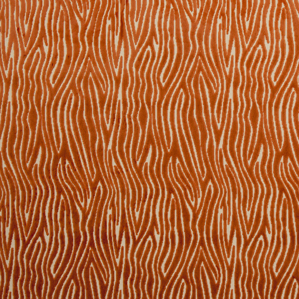 Onda Spice by Clarke And Clarke Designer Fabric CLARKE & CLARKE DIMENSIONS VISCOSE - 52%;POLYESTER - 48% Turkey HEAVY Horizontal: 6.89 and Vertical: 12.2 54 - Swanky Fabrics -