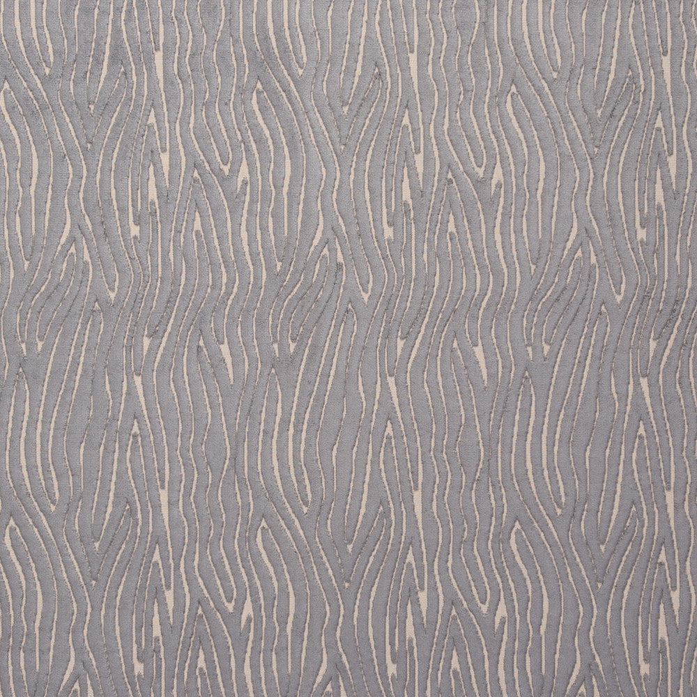 Onda Steel by Clarke And Clarke Fabric CLARKE & CLARKE DIMENSIONS VISCOSE - 52%;POLYESTER - 48% Turkey HEAVY Horizontal: 6.89 and Vertical: 12.2 54 - Fabric Carolina -