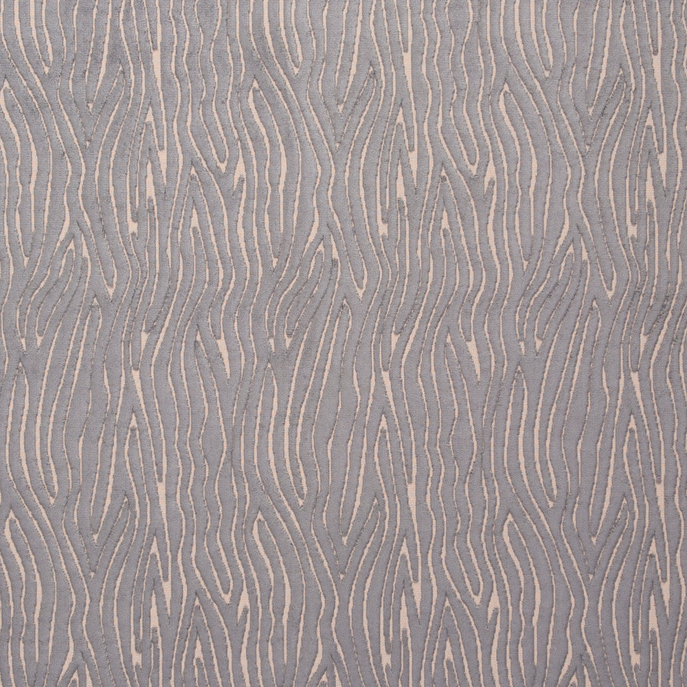 F0749 13 Onda Steel by Clarke and Clarke Fabric CLARKE & CLARKE VISCOSE - 52%;POLYESTER - 48% Turkey HEAVY Horizontal: 6.89 and Vertical: 12.2 54  - Fabric Carolina -