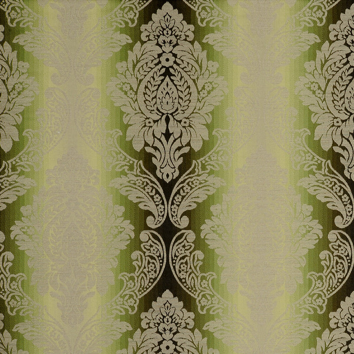 Ornato Olive by Clarke And Clarke Fabric CLARKE & CLARKE PALLADIO POLYESTER - 37%;VISCOSE - 36%;COTTON - 18%;LINEN - 9% Turkey HEAVY Horizontal: 13.78 and Vertical: 22.05 54 - Fabric Carolina -