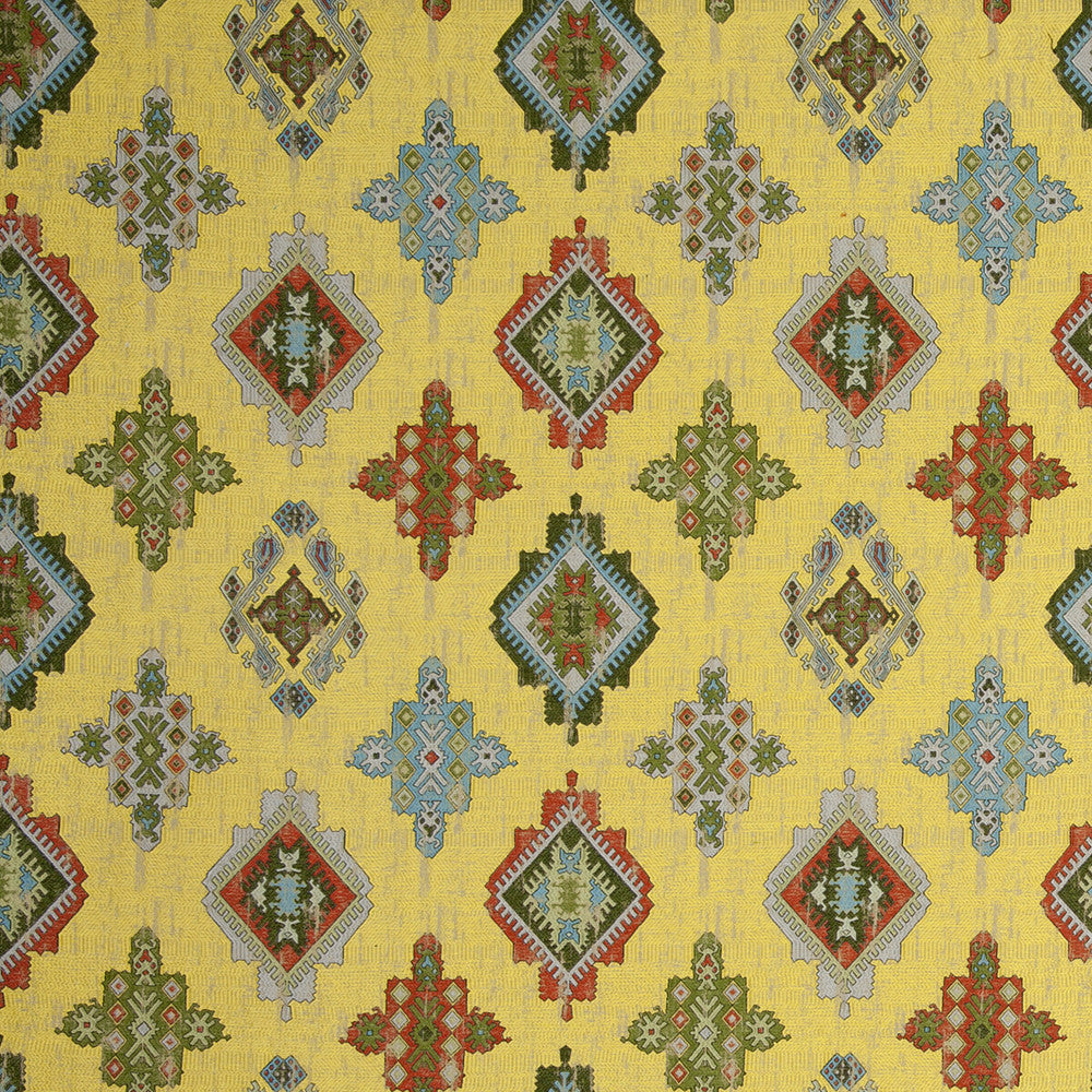 Konya Dijon by Clarke And Clarke Fabric CLARKE & CLARKE ANATOLIA VISCOSE - 82%;POLYESTER - 18% Turkey HEAVY Horizontal: 13.39 and Vertical: 13.39 55 - Fabric Carolina -